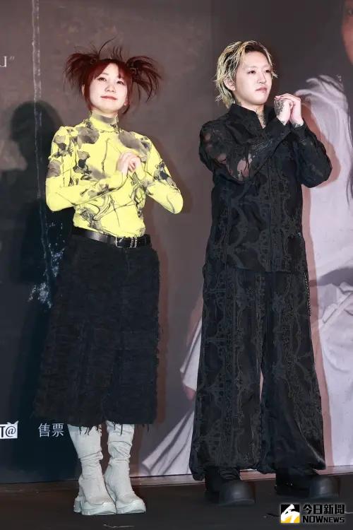 ▲YOASOBI Ayase、ikura（幾田莉拉）2025台北記者會。（圖／記者葉正勳攝）