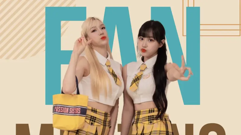 ▲Passion Sisters宣布好消息，李丹妃（左）、邊荷律（右）將在3月1日於台北舉辦粉絲見面會，能夠現場參與的粉絲只有180名，報名時間為11日晚間8點。（圖／Passion Sisters臉書）