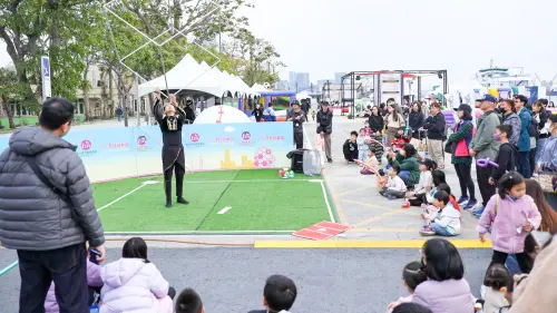 ▲除有運動闖關體驗和運動市集外，也安排大小朋友喜愛的表演活動。（圖／高市府運發局提供）
