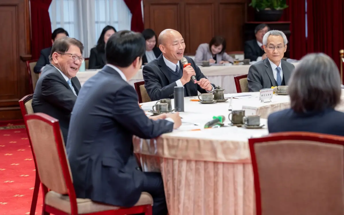 ▲賴清德昨啟動院際協調，但針對大罷免一是，僅引佛經「菩薩畏因，眾生畏果」回應。（圖／總統府提供）