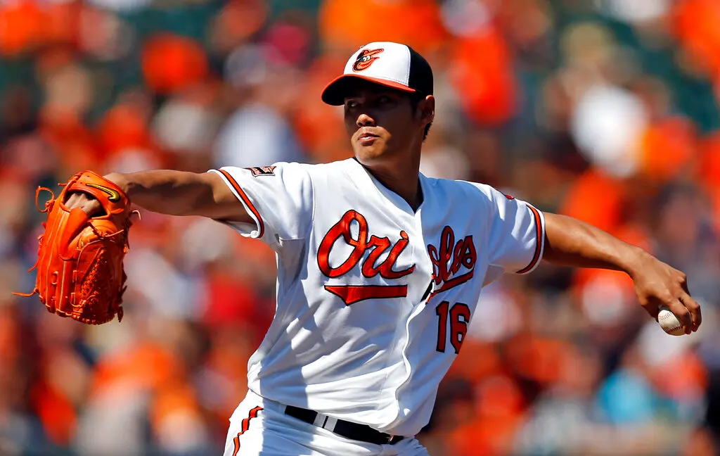 ▲在美國職業棒球大聯盟（Major League Baseball）與日本職業棒球（NPB）合計拿下96勝的陳偉殷，今（26）日在臉書粉絲團透露將在3月16日引退，正式結束20年棒球生涯。（圖／美聯社／達志影像）