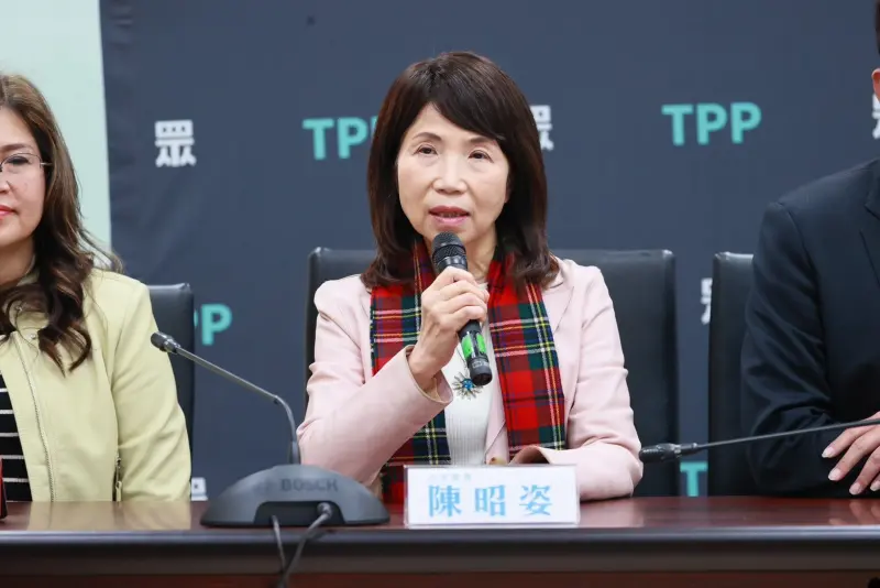 ▲民眾黨立院黨團幹事長陳昭姿駁斥柯文哲直通習近平的傳言。（圖／民眾黨團提供，2025.02.11）