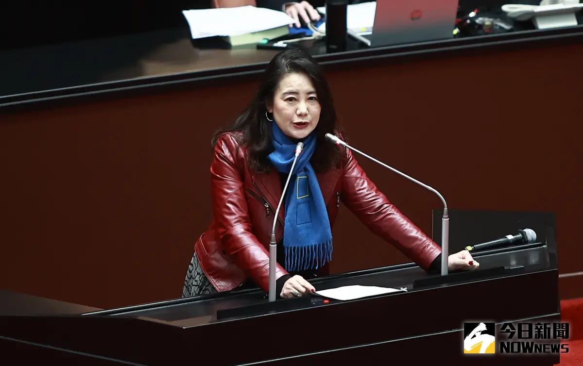 ▲立法院否決行政院覆議案，民進黨立委吳思瑤批藍白兩黨惡僕欺主。（圖／記者葉政勳攝 , 2025.02.11）