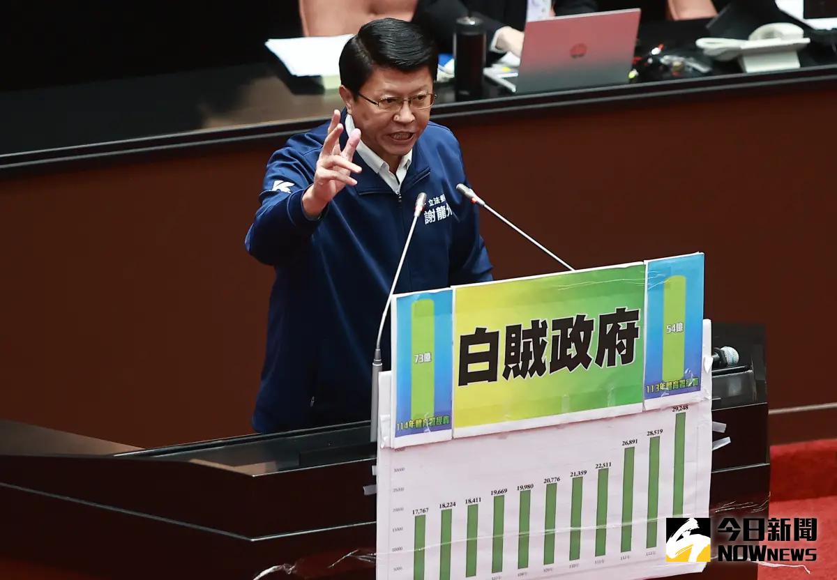 ▲檢搜索台南黨部，謝龍介發3點聲明回擊，「綠營人士不必喜形於色的過度解讀」。（圖／記者葉政勳攝 , 2025.02.11）