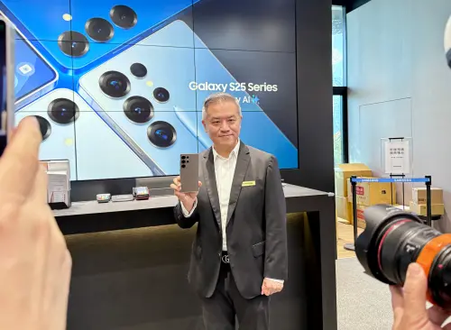 ▲三星Galaxy S25系列首賣。（圖／記者周淑萍攝