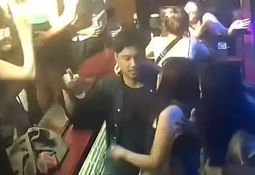 ▲一名25歲台灣遊客控告泰國議員性侵，然而夜店和路上的監視器畫面流出，局勢大逆轉。（圖／翻攝自影片）