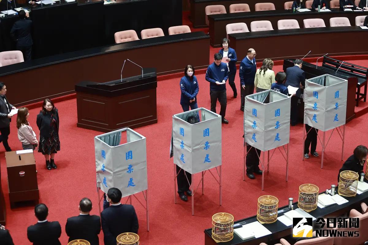 ▲立法院今天舉行選罷法覆議案表決。（圖／記者葉政勳攝，2025.02.11）
