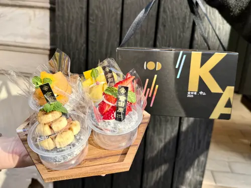 ▲「金田屋」台灣獨家「金田和菓四韻」禮盒。（圖／記者蕭涵云攝）