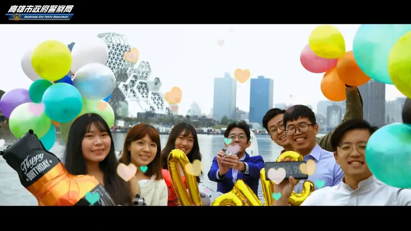 ▲【不在乎天長地久 只問你喝了沒有】該影片不假他人之手，從劇本撰寫、導演、演員、影片拍攝及剪輯等全部由員警擔綱。（圖／高市警交通大隊提供）