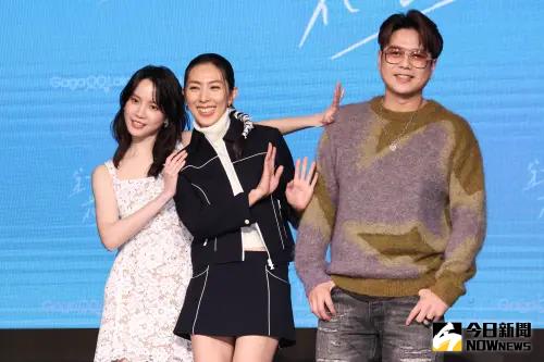 《第一次遇見花香的那刻2》林辰唏、程予希、李易。(圖/記者朱永強攝) ▲《第一次遇見花香的那刻2》林辰唏、程予希、李易。(圖/記者朱永強攝)