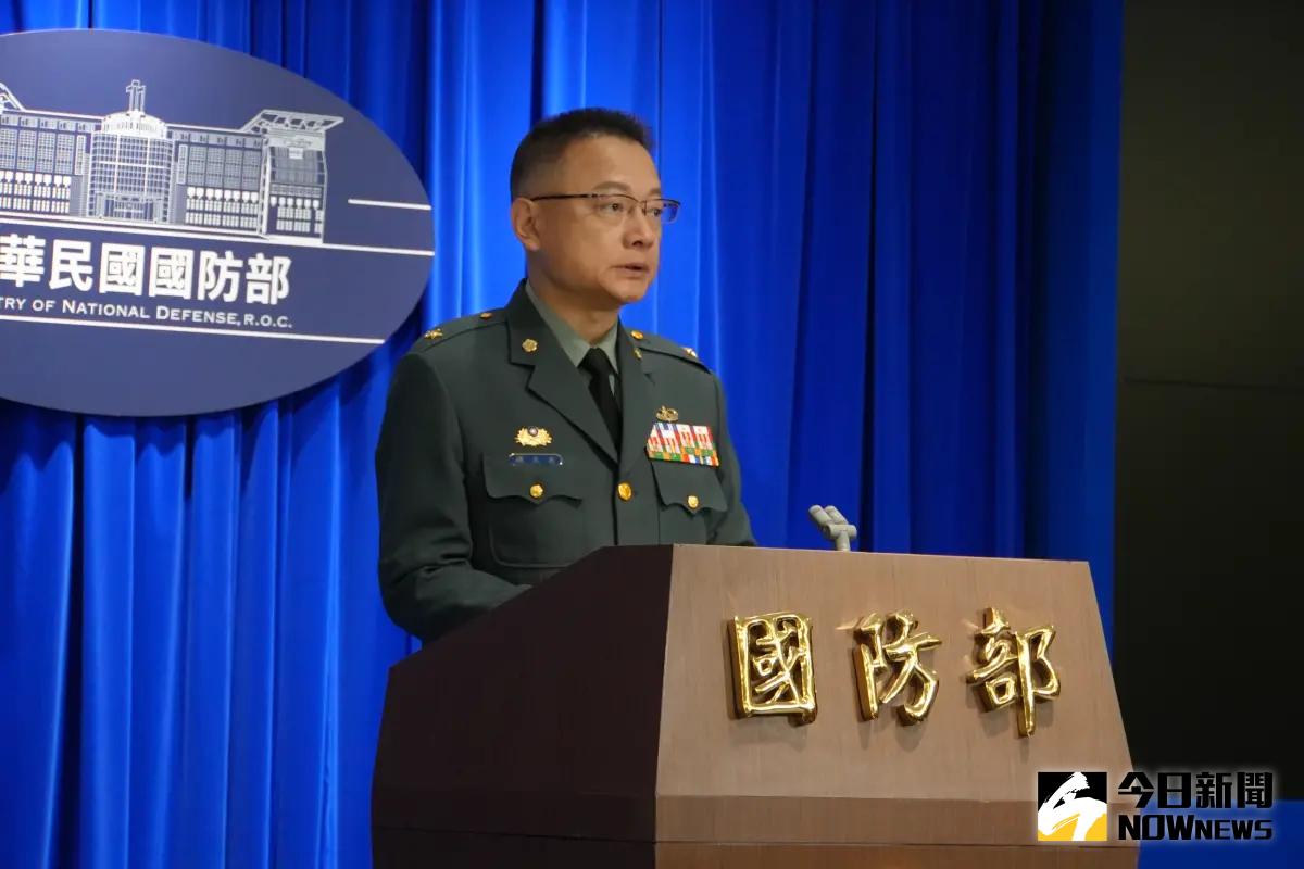 ▲國防部發言人孫立方批中共是麻煩製造者。（圖／記者呂炯昌攝，2025.02.12）