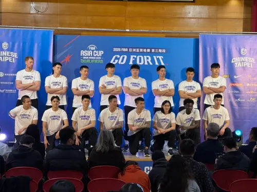 ▲中華男籃為了備戰資格賽，已在2月10日於晧宇國際亞洲區心展開集訓。旅外好手由劉錚領銜，林庭謙與效力日本B聯盟游艾喆以及曾祥鈞也在16人名單中。（圖／吳忠育攝）