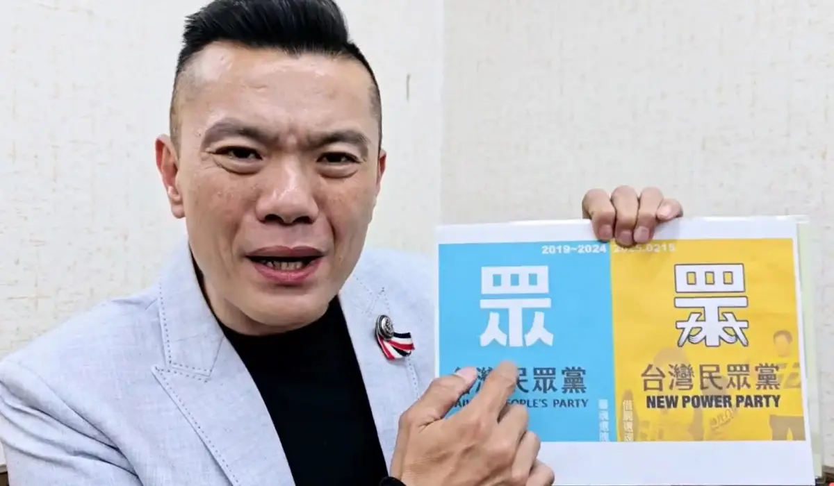 ▲江和樹痛罵蔡壁如為了臭黃國昌，拿民眾黨的黨徽開玩笑。（圖／江和樹提供，2025.02.12）