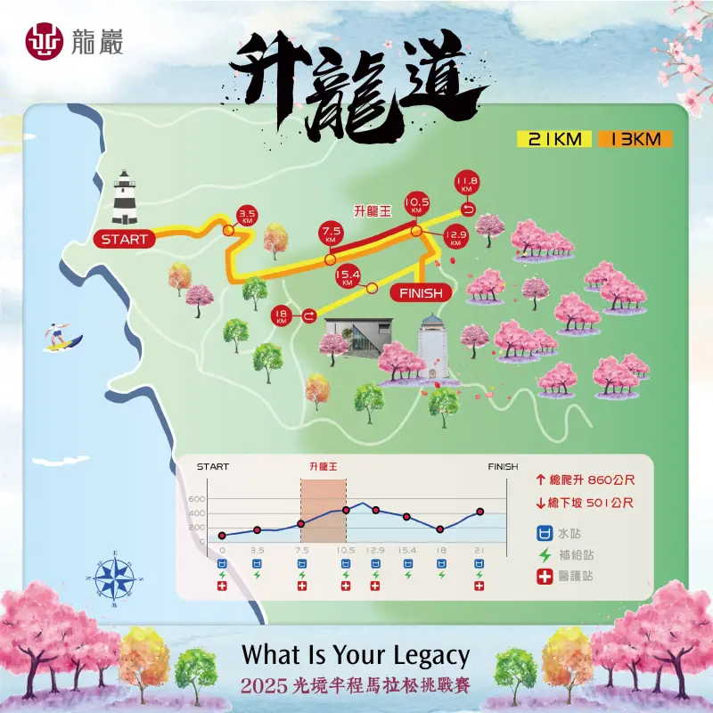 ▲「2025光境半程馬拉松挑戰賽-升龍道」將於4月19日舉辦，獎項總值逾55萬元。（圖／主辦單位提供）