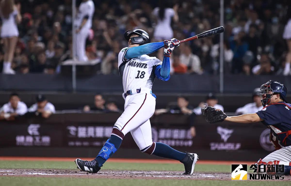 ▲中華隊游擊手張育成。（圖／記者葉政勳攝）