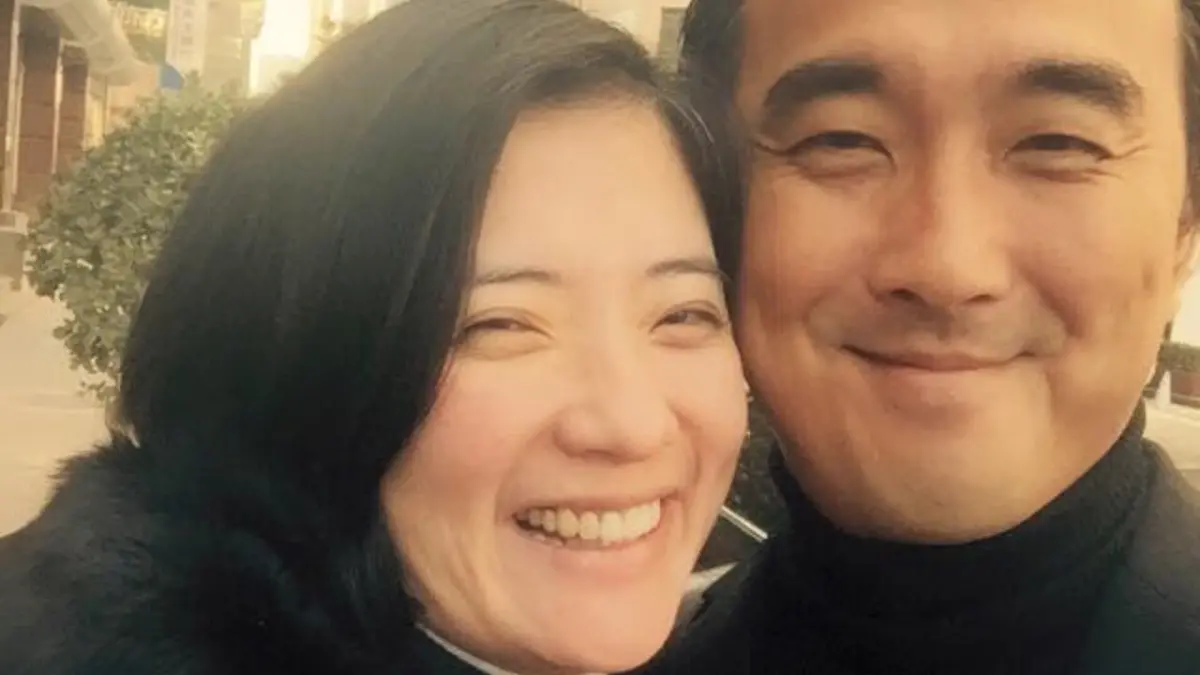 ▲蔡岳勳（右）傳出外遇大陸女星尚娜，于小惠聽了大笑，否認兩人離婚是因為第三者。（圖／于小惠臉書）