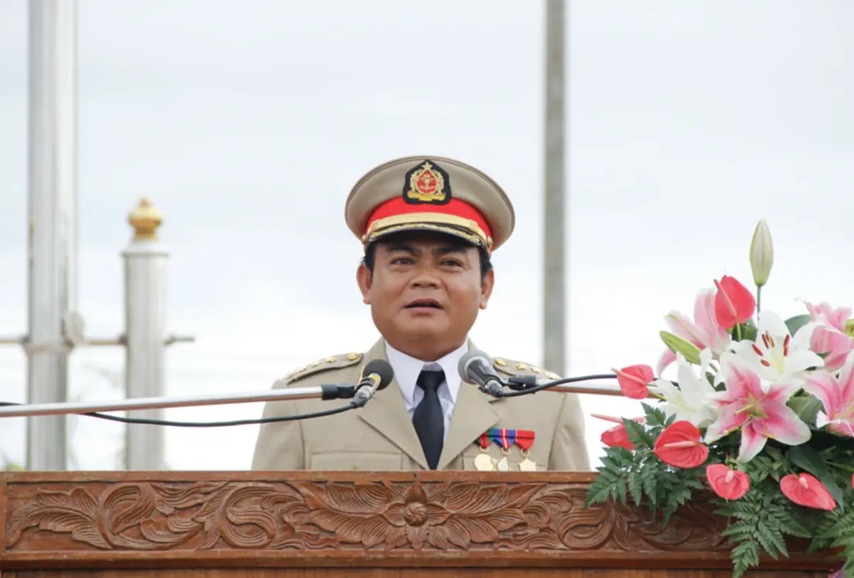 ▲克倫邊防軍（BGF）的軍頭索奇督（Saw Chit Thu）。（圖／翻攝自Karennews）