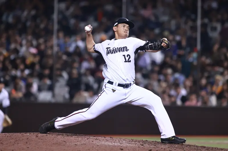 ▲陳韻文原本就是統一獅當家終結者，本次入選中華隊，參戰經典賽資格賽，有機會扛下中華隊終結者大位。（圖／記者葉政勳攝 , 2025.02.12）