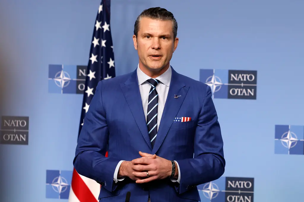 ▲美國國防部長赫格塞斯（Pete Hegseth）。（圖／美聯社／達志影像）