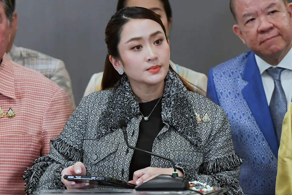 ▲泰國總理貝東丹剛結束訪問柬埔寨的行程返國，不久便發高燒住院治療。（圖／美聯社／達志影像）