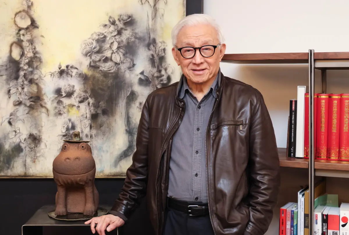 ▲曹興誠接受今日新聞專訪，高喊「我是獨派」。（圖／記者朱永強攝）