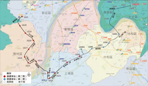 ▲萬大線全線路線圖。（圖／台北捷運工程局提供）