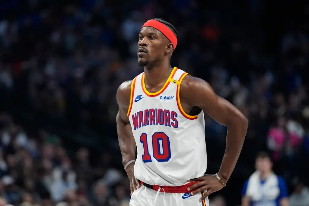 ▲金州勇士隊總經理Mike Dunleavy Jr.直言交易來Jimmy Butler是一個「不用思考的決定」，也坦言勇士之前的情況讓他必須有所行動，來增加陣容天賦。（圖／美聯社／達志影像）