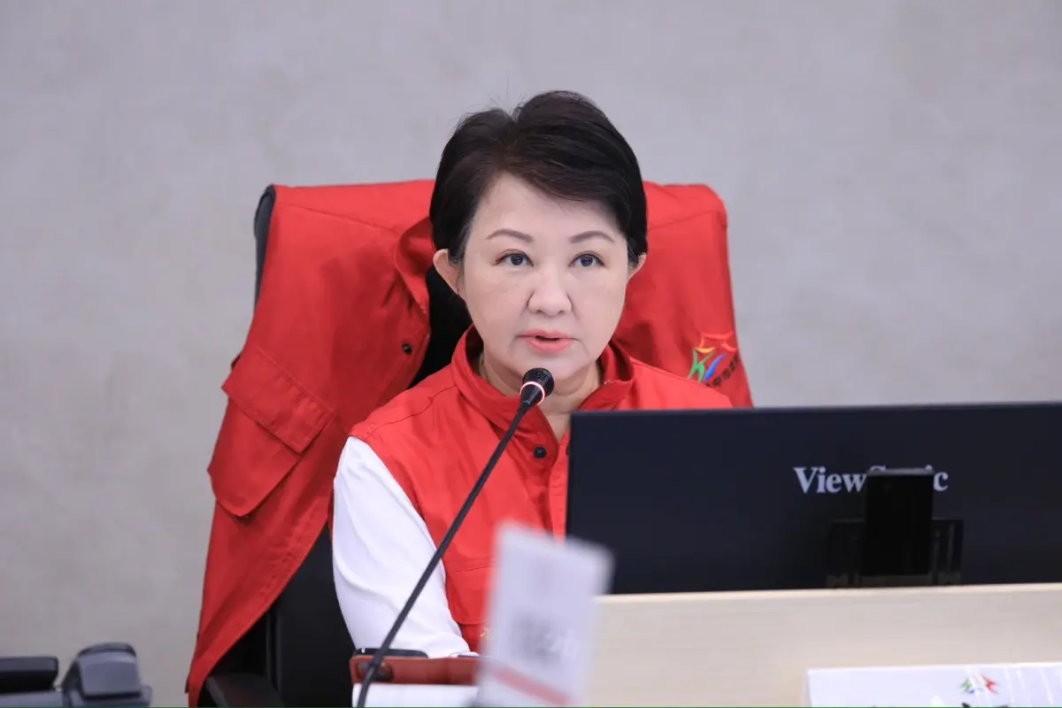 ▲新光三越氣爆案，台中市長盧秀燕的救災與後續作為，遭放大檢視。（圖／台中市政府提供，2025.02.14）