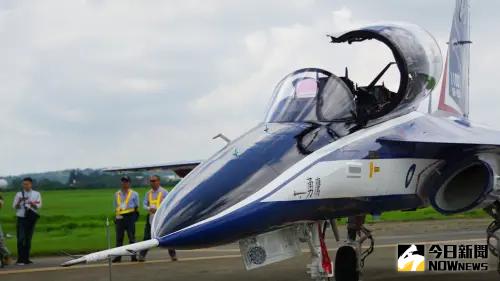 ▲空軍飛訓部勇鷹高教機。（圖／記者呂炯昌攝）