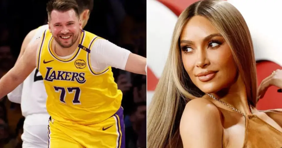 ▲湖人隊在官方Instagram帳號宣布Doncic加盟時，Kim Kardashian隨即在留言區寫下：「我想學斯洛維尼亞語」。引發討論。（圖／取自網路社群）