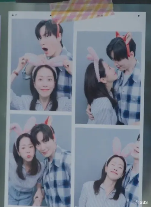 ▲ 《我的完美秘書》李浚赫和韓志旼在劇中拍下可愛浪漫的「人生四格」。（圖片提供：Hami Video）