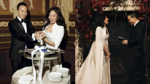 ▲高凌風女兒葛曉潔出嫁。（圖／翻攝自葛曉潔IG）