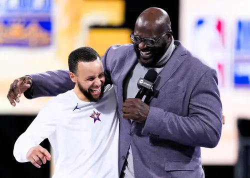 ▲Shaq’s OGs隊憑藉Stephen Curry（左）的優異表現奪冠。（圖／美聯社／達志影像）