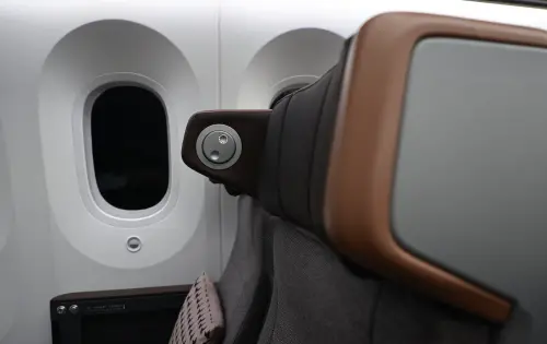 ▲長榮航空787-9客機推出「全新豪華經濟艙」。（圖／葉政勳攝）