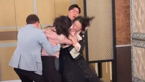 ▲侯怡君「暴打楚宣」畫面曝光！劉至翰全程目睹：女藝人現場互毆（圖／劉至翰YouTube）