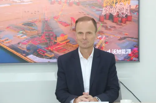 古沛明表示,「我們的亞太市場是從台灣出發,不僅看到政府具有強烈企圖心,也看到把這些企圖轉換成實質行動」。 ▲古沛明表示,「我們的亞太市場是從台灣出發,不僅看到政府具有強烈企圖心,也看到把這些企圖轉換成實質行動。」(圖/記者鍾泓良攝影)