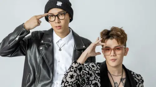 ▲酷炫（左）、孫生（右）（圖／翻攝自酷炫IG）