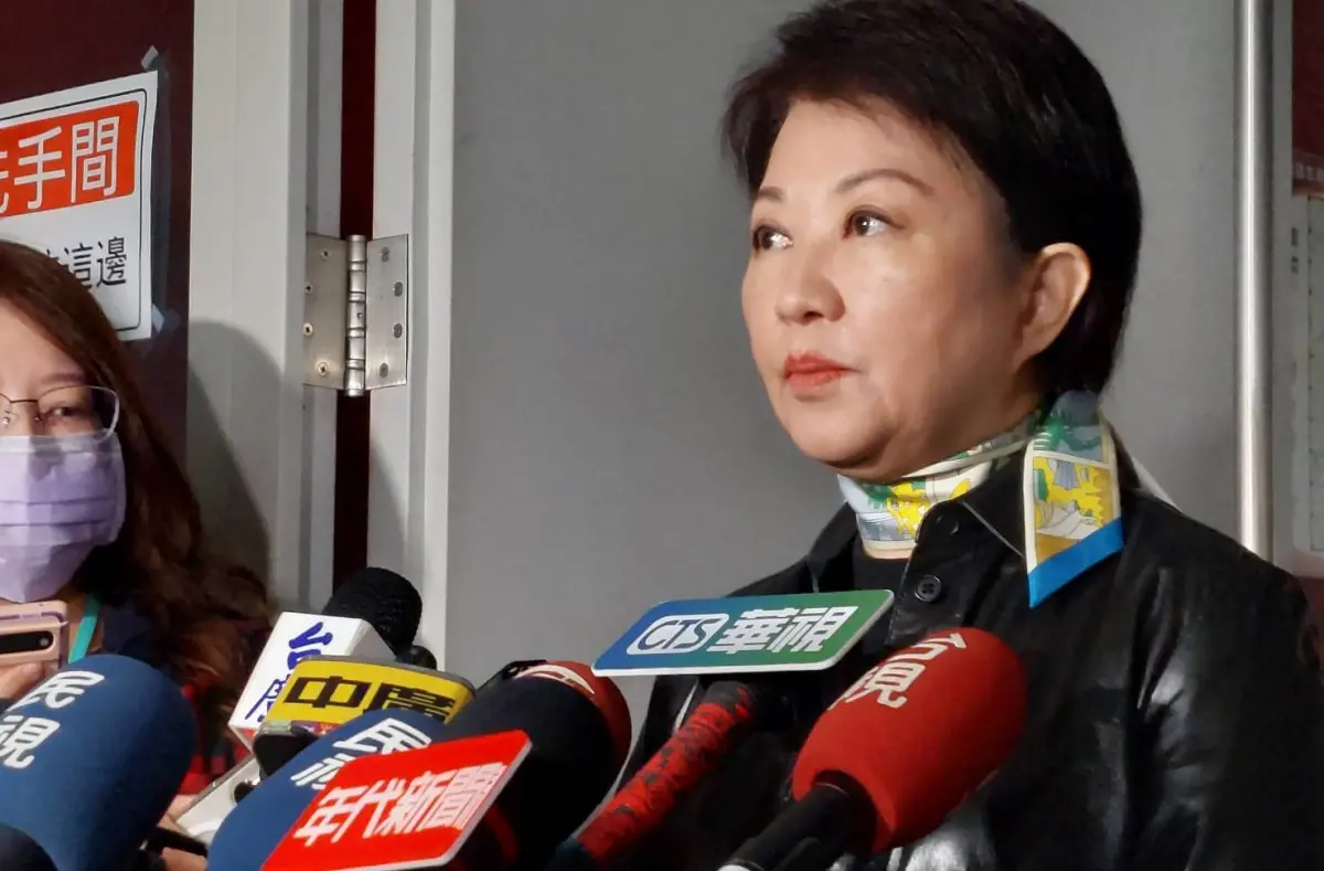 ▲台中市長盧秀燕表示，劉彥澧非常自責，向她口頭及書面方式提出辭呈，態度堅決。（圖／記者顏幸如攝，2025.02.19）