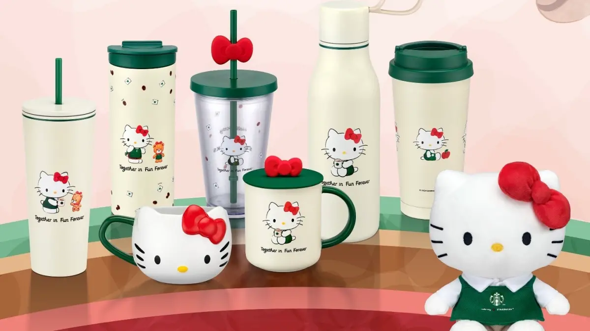 ▲今「星巴克買一送一」咖啡優惠！那堤77.5元、摩卡85元爽喝特大杯；今星巴克Hello Kitty聯名凱蒂貓馬克杯、蝴蝶結冷水杯、杯緣子開搶！85度C週三黑糖珍珠日第二杯半價一次整理。（圖／星巴克提供）