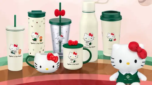 今星巴克買一送一!那堤78元 Hello Kitty聯名杯8款+杯緣子開搶