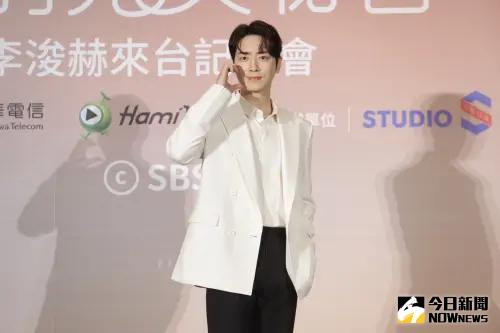 ▲《我的完美秘書》男主角李浚赫感謝粉絲記者會。（圖／記者李政龍攝）