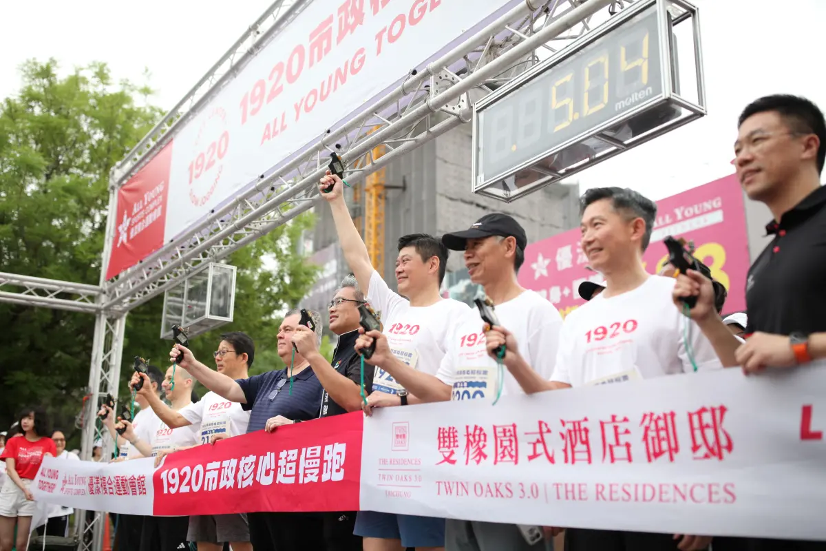 ▲全台首創「1518市政核心超慢跑」4/27登場，台灣超慢跑推廣第一人徐棟英教官擔任代言人。（圖／業者提供）