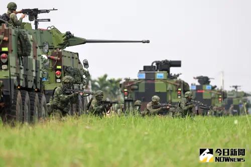 ▲提升官兵作戰熟練度，演練期間亦進行敵空襲應變實施反空降。（圖／記者莊全成攝，2025.02.19）