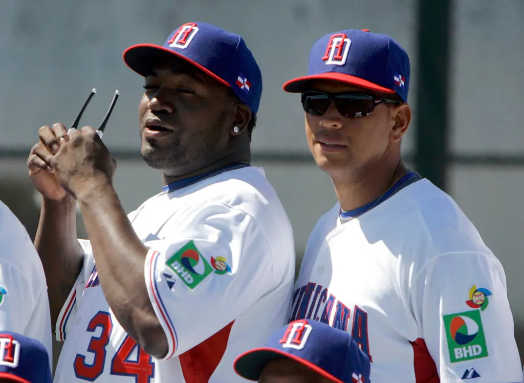 ▲Alex Rodriguez（右）曾有機會與David Ortiz（左）一同在第2屆經典賽效力多明尼加隊。（圖／美聯社／達志影像）
