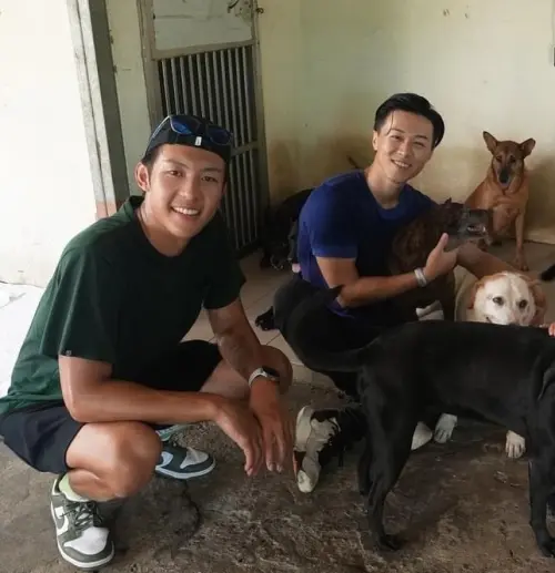 ▲游書庭（右）4年前就邀劉丞一起合拍YT影片。艾迪昇傳播提供
