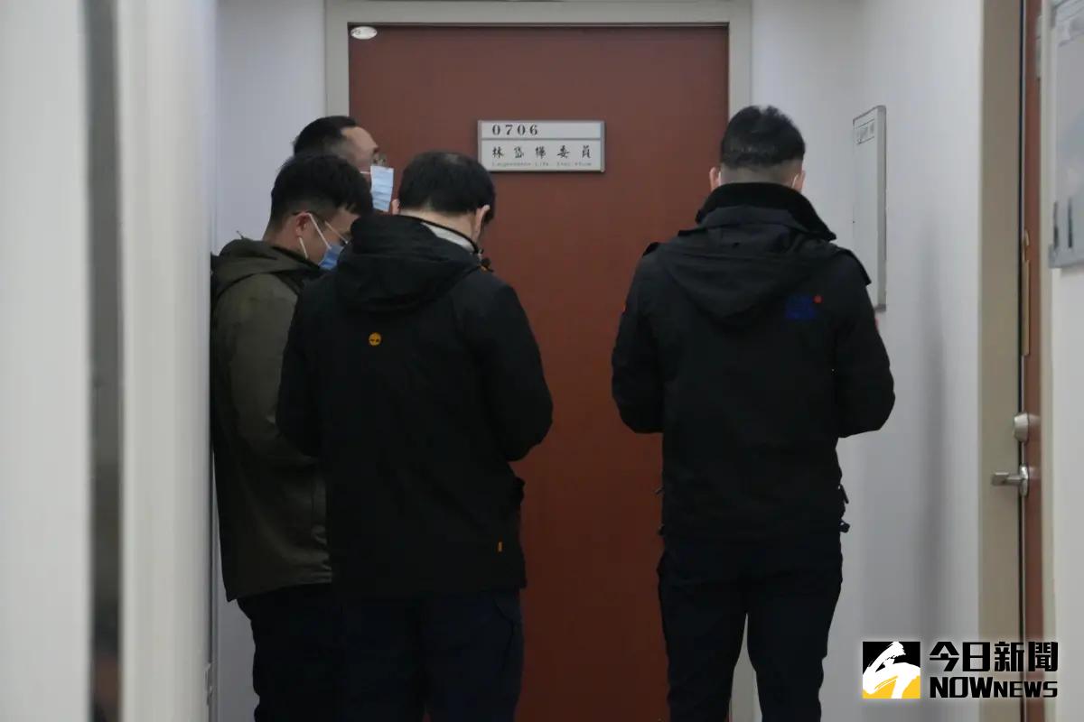 ▲民進黨立委林岱樺疑因涉詐領助理費，立法院辦公室遭檢調搜索。（圖／記者呂炯昌攝，2025.02.20）