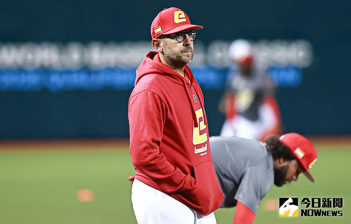 ▲經典賽資格賽西班牙隊總教練普拉達（Nelson Prada）。（圖／記者葉政勳攝 , 2025.02.20）