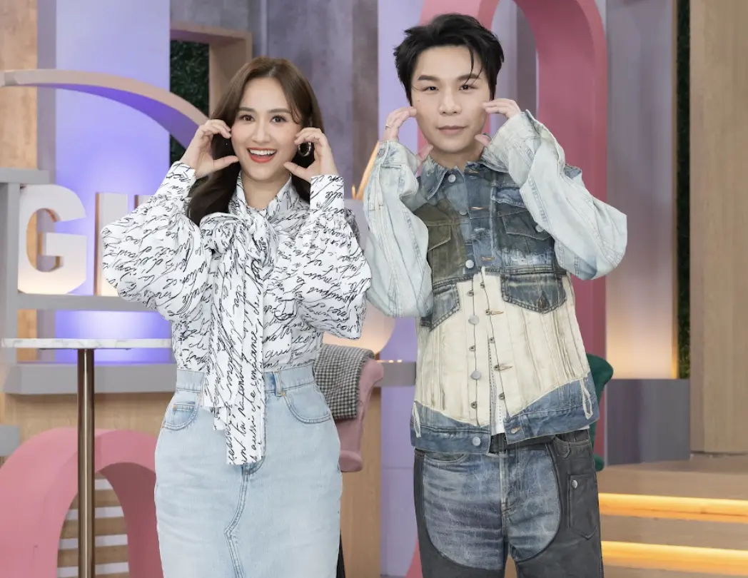 ▲Sandy吳姍儒（左）正式進棚代班《小姐不熙娣》，派翠克表示小S有請他幫忙向對方致謝，彼此也將呈現不同的火花。（圖／東森綜合提供）