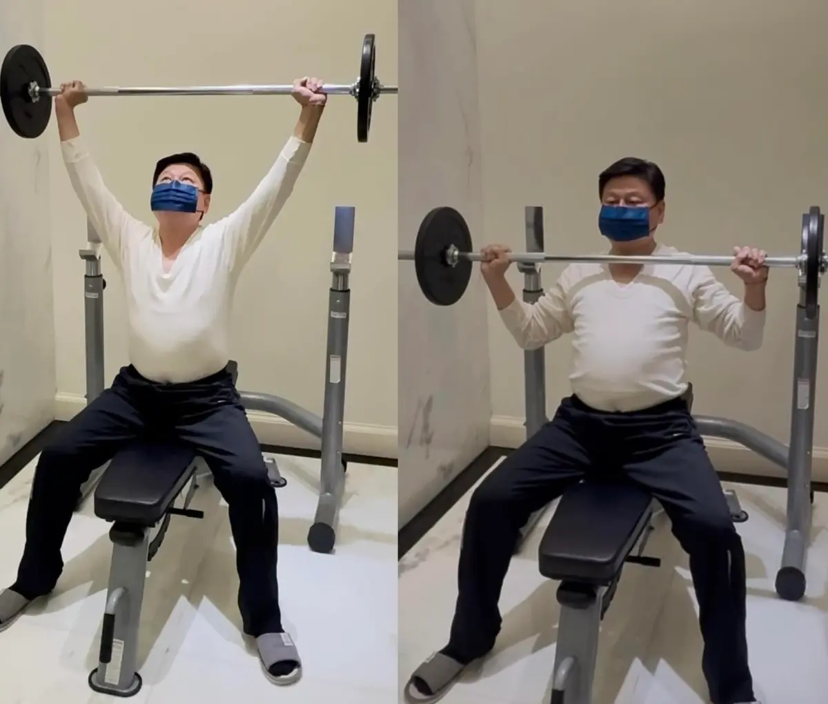 ▲國民黨立院黨團總召傅崐萁日前發文說在家休養，卻被發現人出現在香港。（圖／取自傅崐萁臉書）