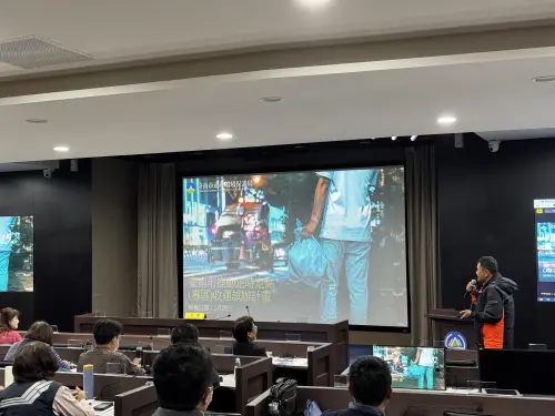 ▲台南市環保局分享定時定點收運推動成果。（圖／環境部）